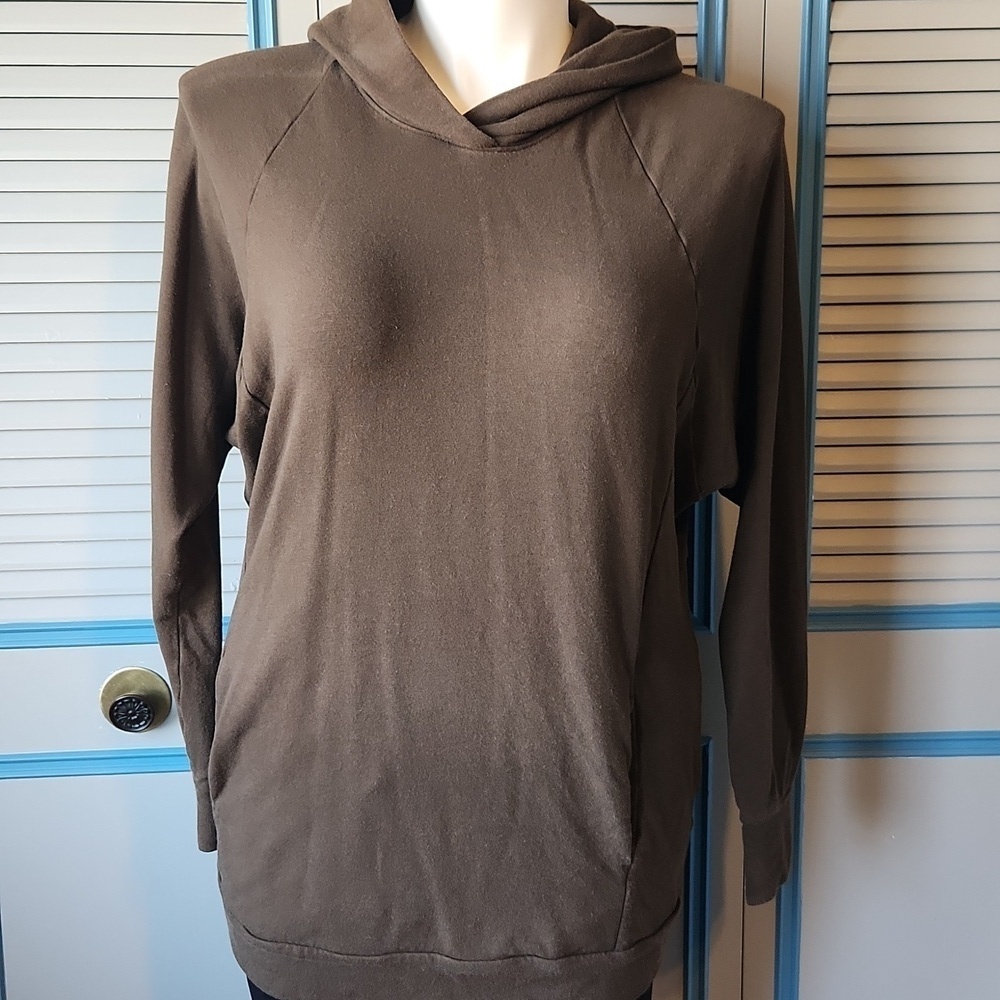 Uniqlo Brown Hooded Sweatshirt